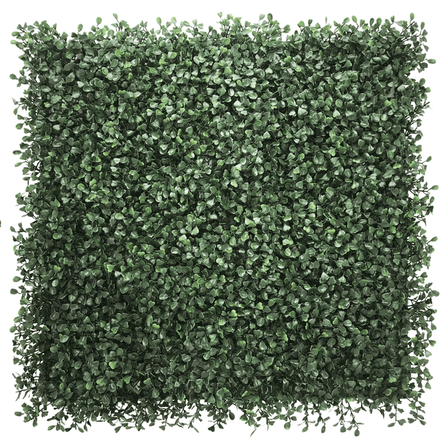 Tapis végétal vert LEAFLUXE 1 aux petites feuilles denses de forme carrée de hjh LIVING