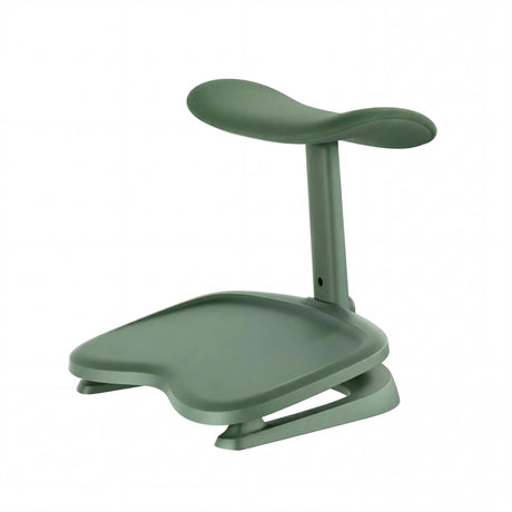 Repose-pieds vert LiberNovo Omni StepSync de forme incurvée avec une surface de rangement supérieure supplémentaire de Libernovo
