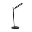 Lampe de bureau noire Lumanova D2 avec pied mince et tête orientable de hjh OFFICE