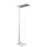 Lampadaire blanc LUMANOVA avec tête LED plate et pied étroit de hjh OFFICE