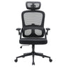 Siège de bureau de qualité professionnelle MC102C-M101 en noir avec dossier en maille et appui-tête de Sihoo