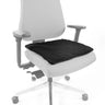 Coussin de siège MEDISIT I noir sur une chaise de bureau gris clair de hjh OFFICE