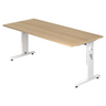 MEGA 19 W | 180x80 | Schreibtisch höhenverstellbar - buerostuhl24