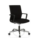 Siège de bureau de qualité professionnelle MOVE-TEC 3D noir avec accoudoirs et piètement étoile brillant de hjh OFFICE