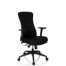 Siège de bureau de qualité professionnelle OFFICE XT PRO noir avec accoudoirs et piètement à roulettes de hjh OFFICE