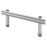 Rail d'organisation argenté ORG en métal avec deux supports stables de hjh OFFICE PRO