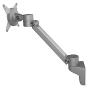 Support d'écran argenté ORGPF avec bras articulé flexible de hjh OFFICE PRO