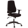 Siège de bureau de qualité professionnelle PRO-TEC 100 noir avec accoudoirs et piètement à roulettes de hjh OFFICE