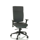 Siège de bureau de qualité professionnelle PRO-TEC 300 en anthracite avec accoudoirs et cinq roulettes de hjh OFFICE