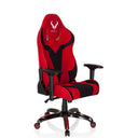 Fauteuil Gamer PROMOTER II en noir-rouge avec accoudoirs et cinq roulettes de hjh OFFICE