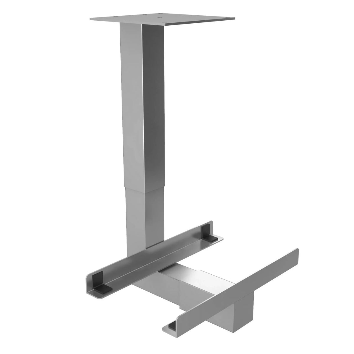 Support PC universel RCPU en argent avec un dispositif de fixation stable de hjh OFFICE PRO