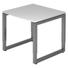 Bureau réglable en hauteur REGO 8 G en gris et graphite avec plateau carré de hjh OFFICE PRO