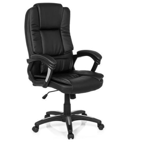 Siège de bureau à domicile RELAX CL120 noir avec rembourrage et accoudoirs de MyBuero