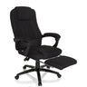 Siège de direction pour bureau à domicile RELAX CL190 noir avec repose-pieds intégré et accoudoirs de MyBuero