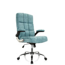Siège de direction pour bureau à domicile RELAX WD 100 avec revêtement en tissu vert menthe et pied brillant de MyBuero