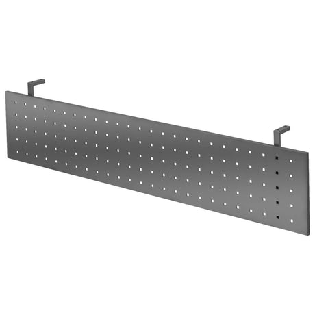 Platine de finition couleur graphite RSI 12 G avec motifs de perforations carrées de hjh OFFICE PRO