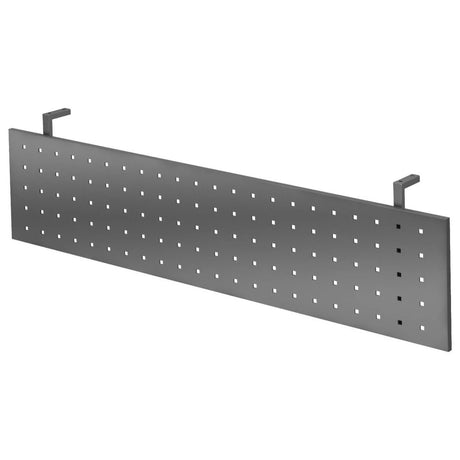 Cache de visibilité couleur graphite RSI 12 G avec motif de trous carrés et supports de hjh OFFICE PRO