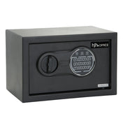 Coffre-fort noir SAFE COMPACT III avec serrure électronique à clavier et poignée rotative de hjh OFFICE