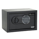 Coffre-fort noir SAFE COMPACT III avec serrure électronique à clavier et poignée rotative de hjh OFFICE
