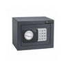 Coffre-fort Safe Compact Mini gris anthracite avec verrouillage numérique à clavier et poignée rotative argentée de hjh OFFICE