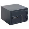 Coffre-fort Safe Compact Pro anthracite avec une poignée de porte et deux clés de hjh OFFICE