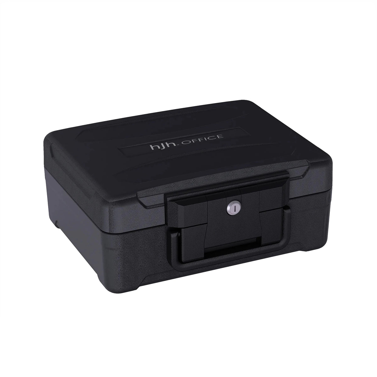Coffre-fort noir Safe Compact Slim avec boîtier robuste et une serrure de hjh OFFICE