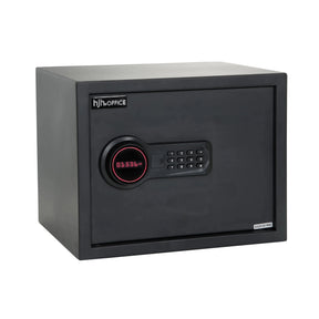Coffre-fort noir SAFE COMPACT avec clavier numérique et affichage LED rouge de hjh OFFICE