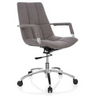 Siège de bureau à domicile SARANTO avec revêtement en tissu gris et pied en étoile argenté de hjh OFFICE