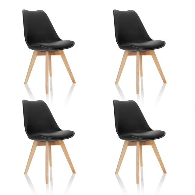 SCANDI 4 | 4er Pack - Schalenstuhl - buerostuhl24