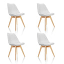 SCANDI 4 | Lot de 4 - Chaise à coque 
