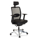 Siège de direction de luxe SENATOR PRO en noir avec dossier en maille et appui-tête de hjh OFFICE