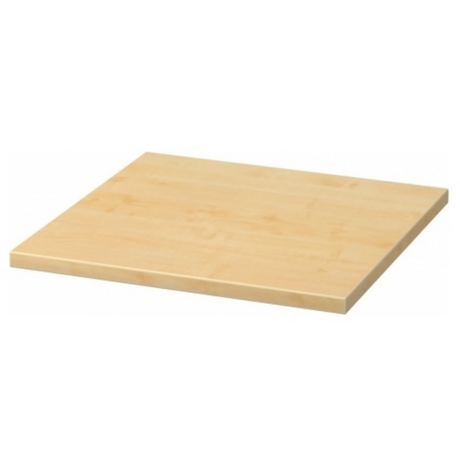 Plateau de table rectangulaire SIGNA 6004 en bois d'érable clair avec surface lisse de hjh OFFICE PRO