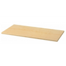 Plateau de bureau rectangulaire SIGNA 6008 en bois d'érable clair avec surface lisse de hjh OFFICE PRO