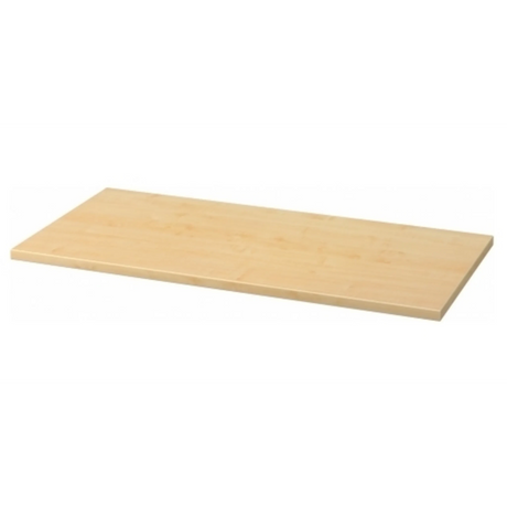 Plateau de bureau rectangulaire SIGNA 6008 en bois d'érable clair avec surface lisse de hjh OFFICE PRO