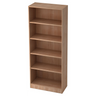 Étagère ouverte SIGNA B 6000 aspect noyer avec cinq tablettes de hjh OFFICE PRO