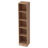 Étagère SIGNA B 6040 aspect noyer avec quatre niches ouvertes de hjh OFFICE PRO