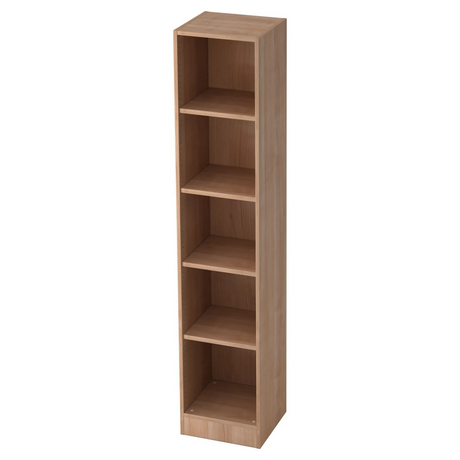 Étagère SIGNA B 6040 aspect noyer avec quatre niches ouvertes de hjh OFFICE PRO
