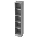 Étagère grise SIGNA B 6040 avec cinq compartiments ouverts et une largeur de 40 cm de hjh OFFICE PRO