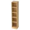 Étagère ouverte SIGNA B 6040 aspect érable clair avec quatre tablettes de hjh OFFICE PRO