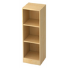Étagère ouverte SIGNA B 6050 en bois d'érable clair avec deux tablettes de hjh OFFICE PRO