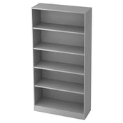 Étagère grise SIGNA B 6400 avec cinq tablettes et design ouvert de hjh OFFICE PRO