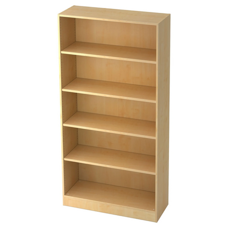 Étagère ouverte SIGNA B 6400 aspect érable avec cinq niches de hjh OFFICE PRO