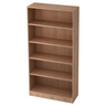 Étagère ouverte SIGNA B 6400 aspect noyer avec cinq tablettes de hjh OFFICE PRO
