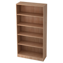 Étagère ouverte SIGNA B 6400 aspect noyer avec cinq tablettes de hjh OFFICE PRO