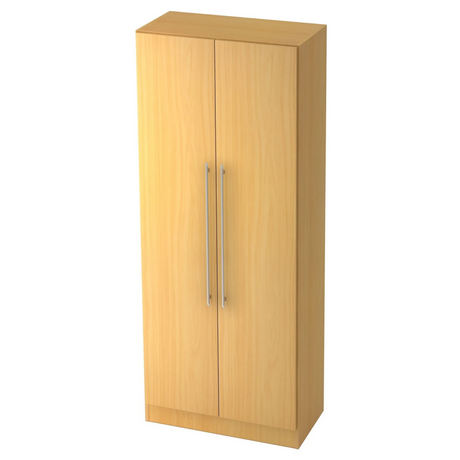 Armoire à dossiers à deux portes SIGNA G 7200 aspect hêtre avec deux poignées rails argentées de hjh OFFICE PRO