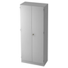 Armoire métallique grise SIGNA K 6200 SG avec deux portes et une serrure centrale de hjh OFFICE PRO