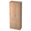 Armoire à dossiers à deux portes SIGNA K 6200 SG en bois de noyer clair avec une serrure centrale de hjh OFFICE PRO