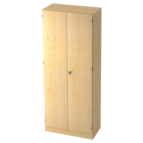 Armoire à archives à deux portes SIGNA K 6200 SG effet érable clair avec une poignée centrale de hjh OFFICE PRO