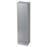 Armoire à dossiers en métal grise SIGNA R 50 avec poignée en chrome argenté de hjh OFFICE PRO