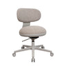 Siège de bureau à domicile SITMOTION W avec revêtement en tissu gris et piètement clair à roulettes de hjh OFFICE